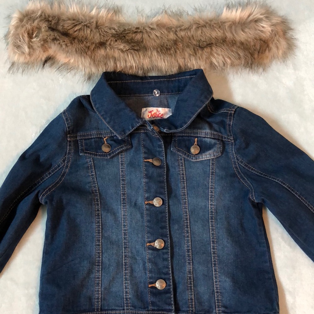 Justice jean jacket